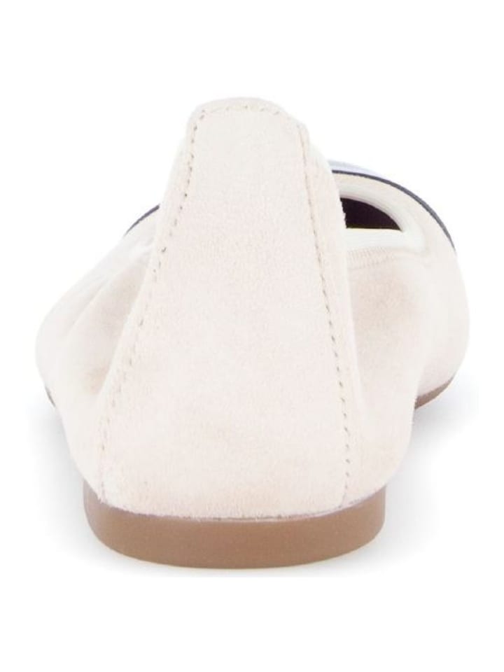 Gabor Ballerinas in Beige/Schwarz günstig kaufen