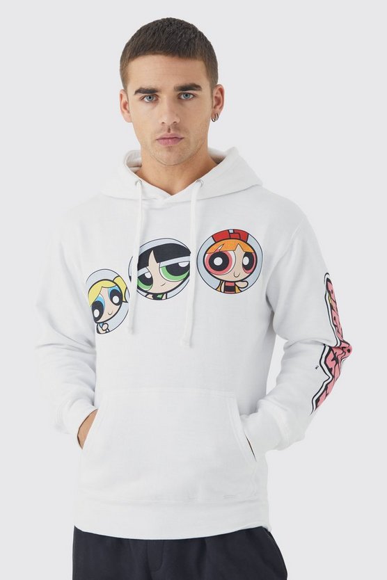 Hoodie mit lizenziertem Powerpuff Girls Print