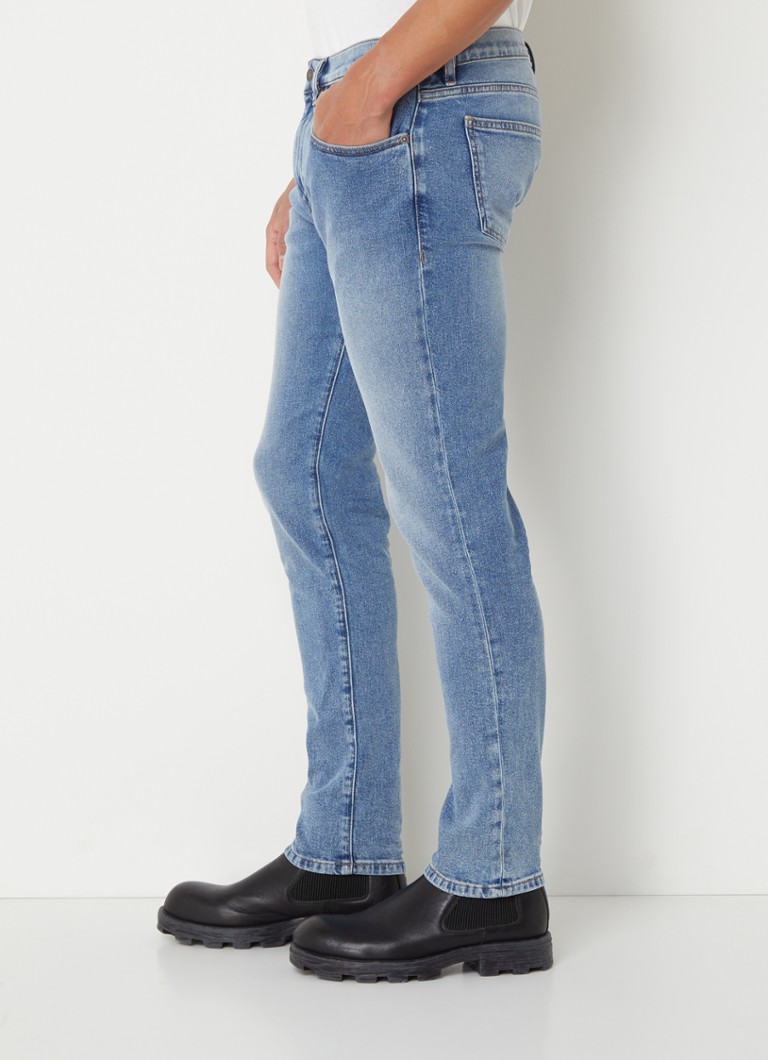 Blugi Diesel D-Strukt Slim Fit, cu spălare medie