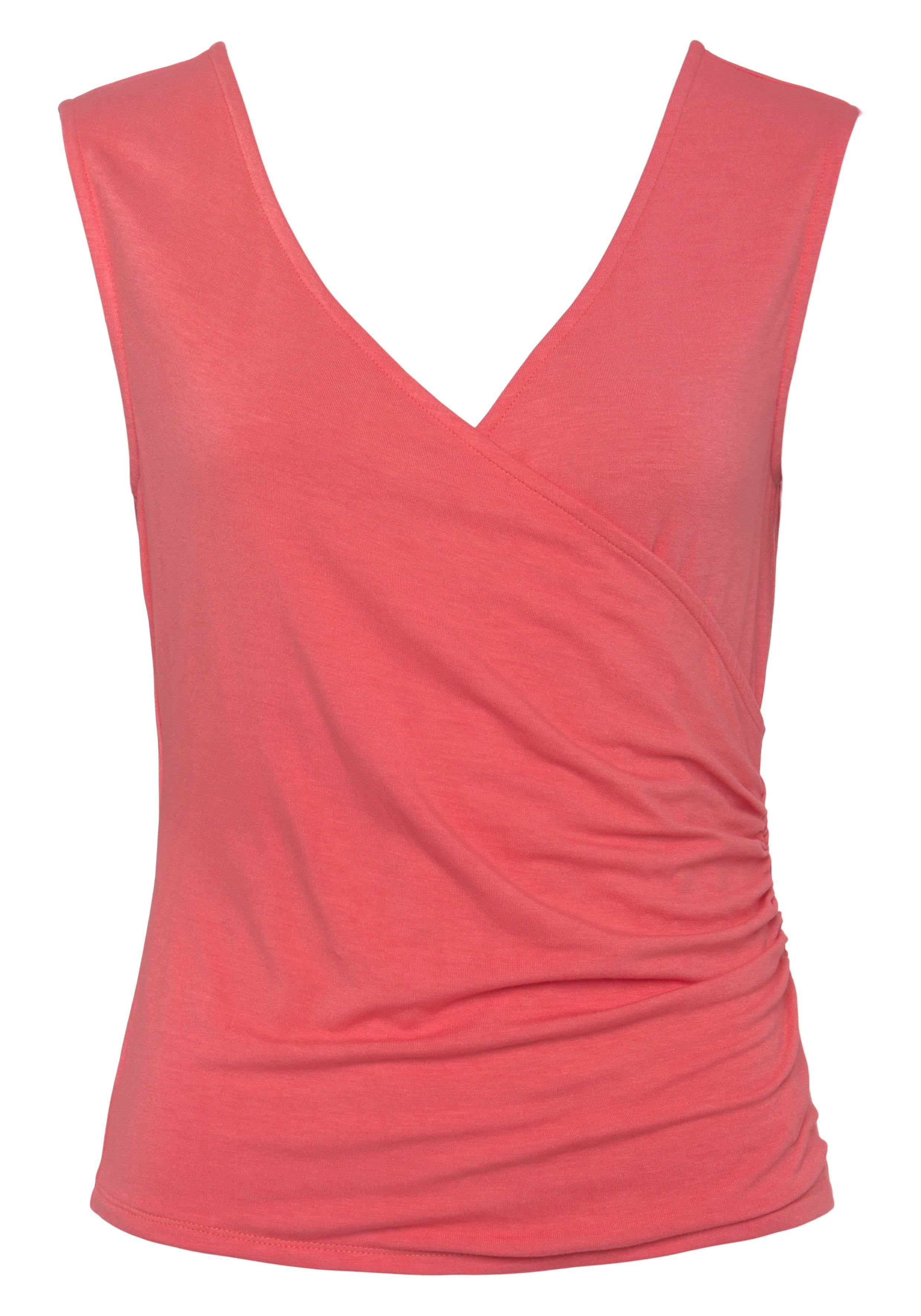 LASCANA Tanktop mit Wickeloptik
