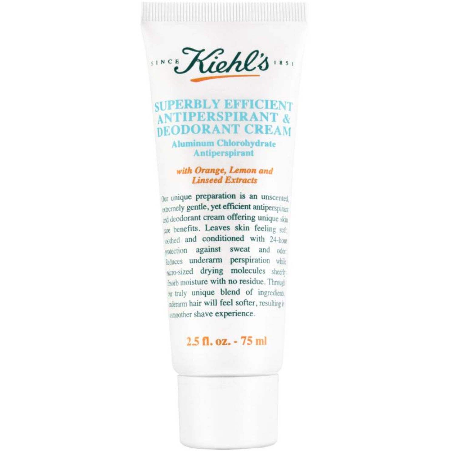kiehl's Superbly Efficient Anti-Perspirant and Deodorant Cream Déodorant crème anti-transpirant haute efficacité 75 ml