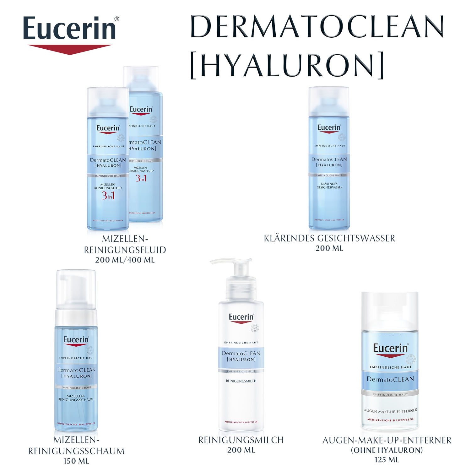 DermatoCLEAN Augen Make-up Entferner