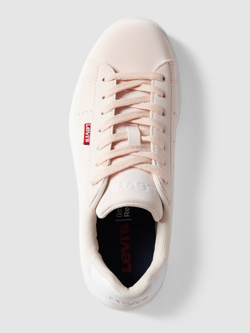 Sneaker mit Label-Prägung Modell 'Avenue' in rosa