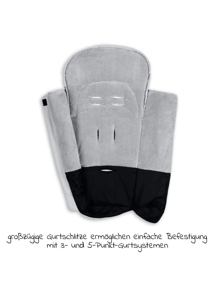 Hauck Winter-Fußsack für Kinderwagen und Buggy Pushchair in grau günstig kaufen onesize