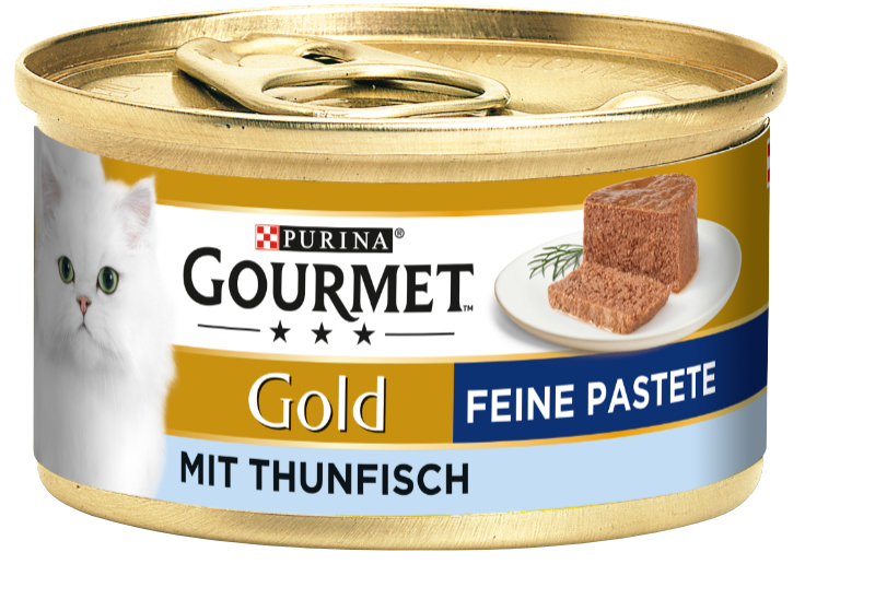 GOURMET Nassfutter GOURMET Gold Feine Pastete 12x85g Thunfisch