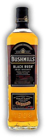 Bushmills Black Bush Bushmills Black Bush Sehr aromatischer, vielschichtiger Blend aus Malz- und Grainwhiskeys. 0,7	 Liter - Vol 40%