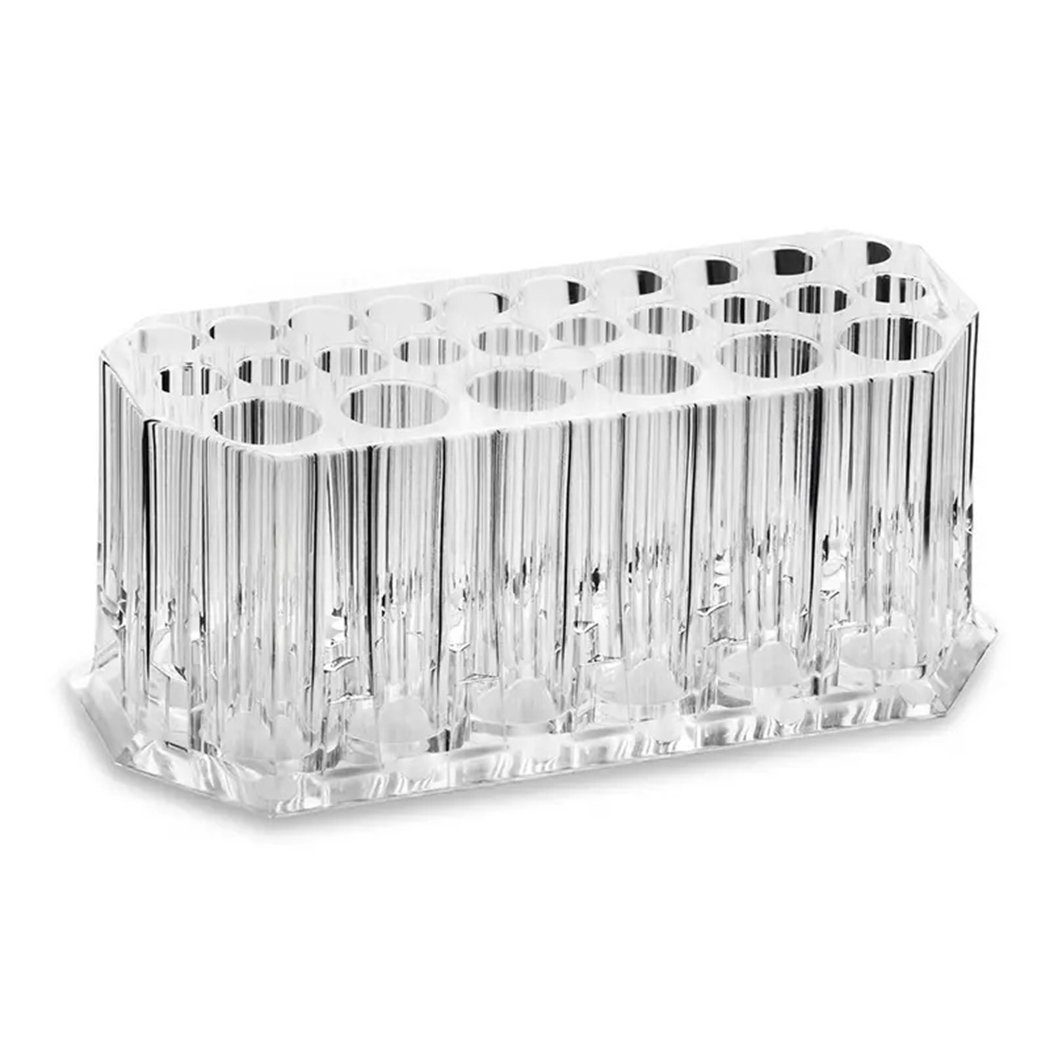 TUABUR Kosmetikkoffer 26-Loch-Aufbewahrungsröhre für Make-up-Pinsel, Aufbewahrungsbox