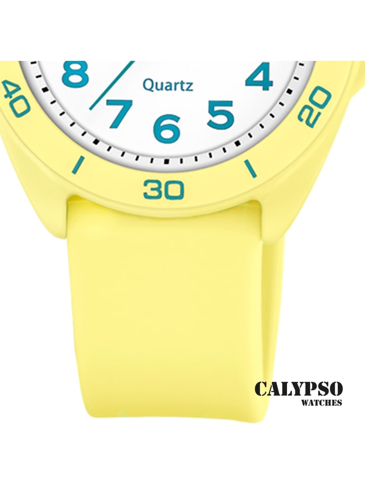 Calypso Analog-Armbanduhr Calypso Junior hellgelb mittel (ca. 36mm) günstig kaufen onesize