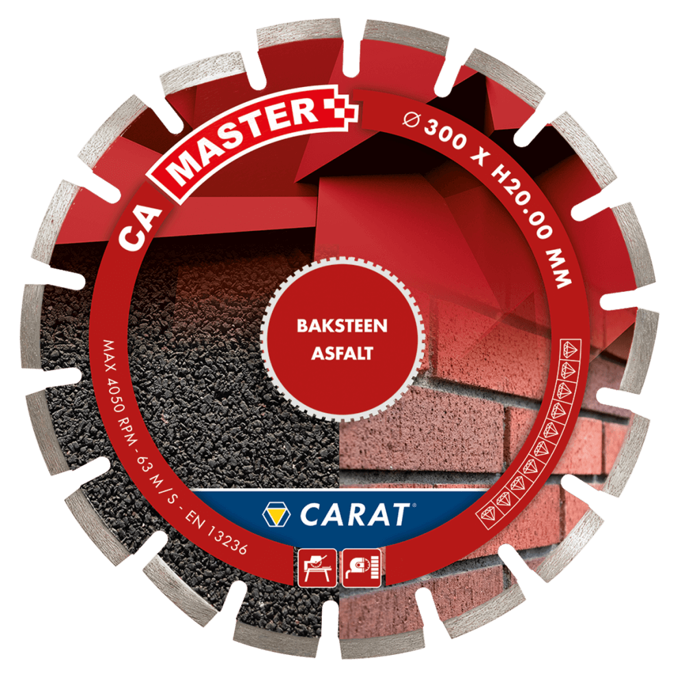 Carat CAM3502000 Timanttisahanterä ASPHALT CA MASTER 350x20.0MM
