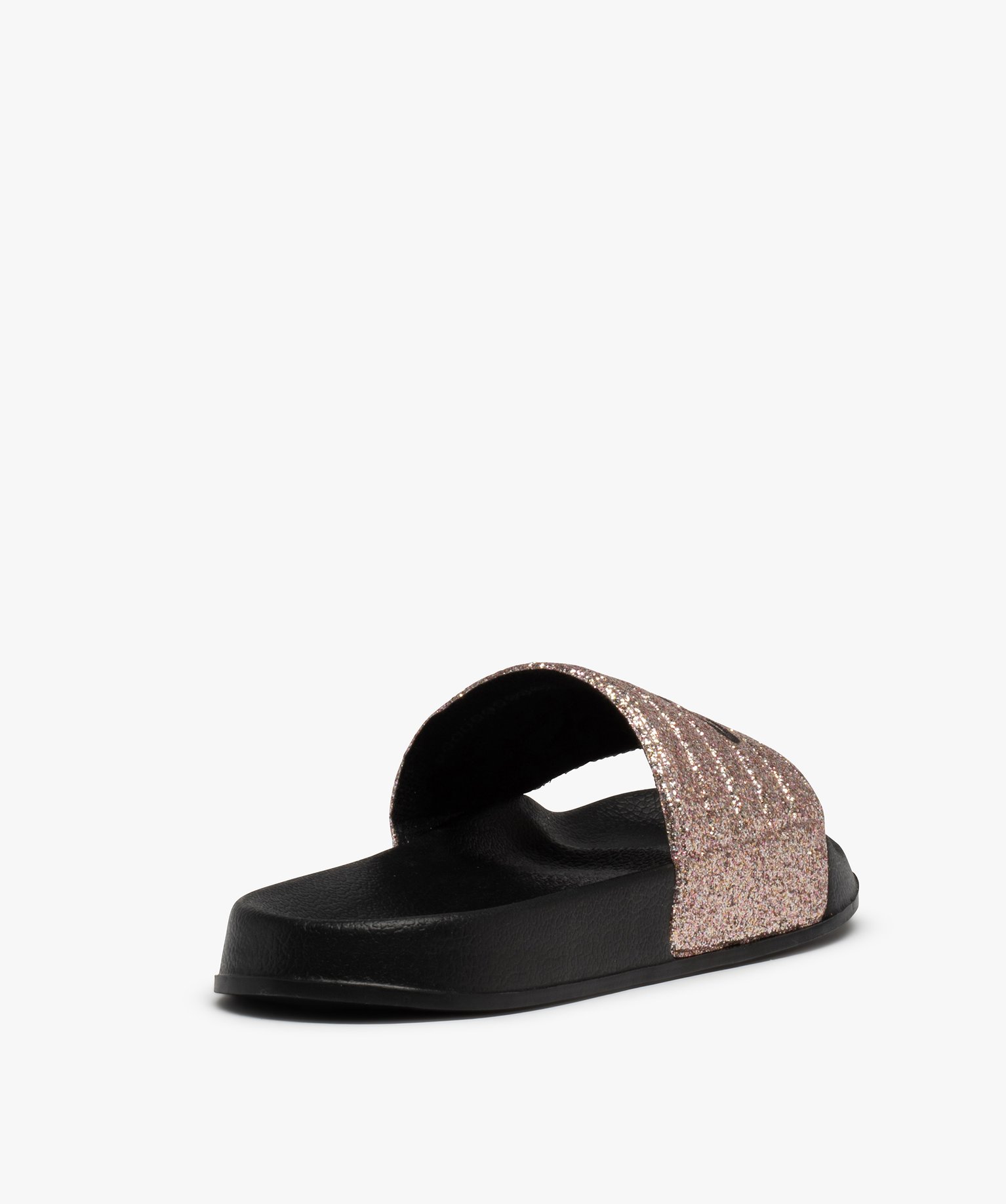 Mules de piscine femme pailletées - Kappa Matese noir | GEMO