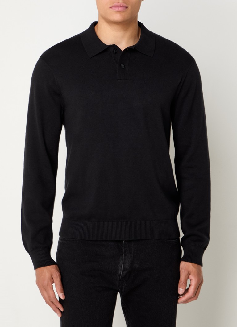 Camisa polo Levi's de manga comprida com modelagem regular