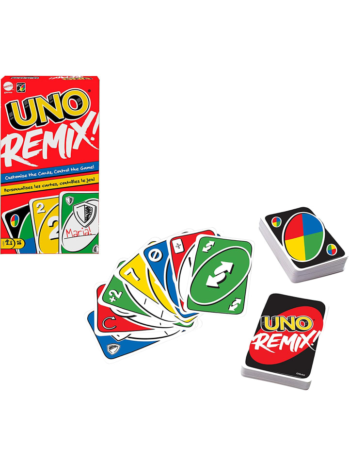 Mattel UNO Remix Kartenspiel in mehrfarbig günstig kaufen onesize