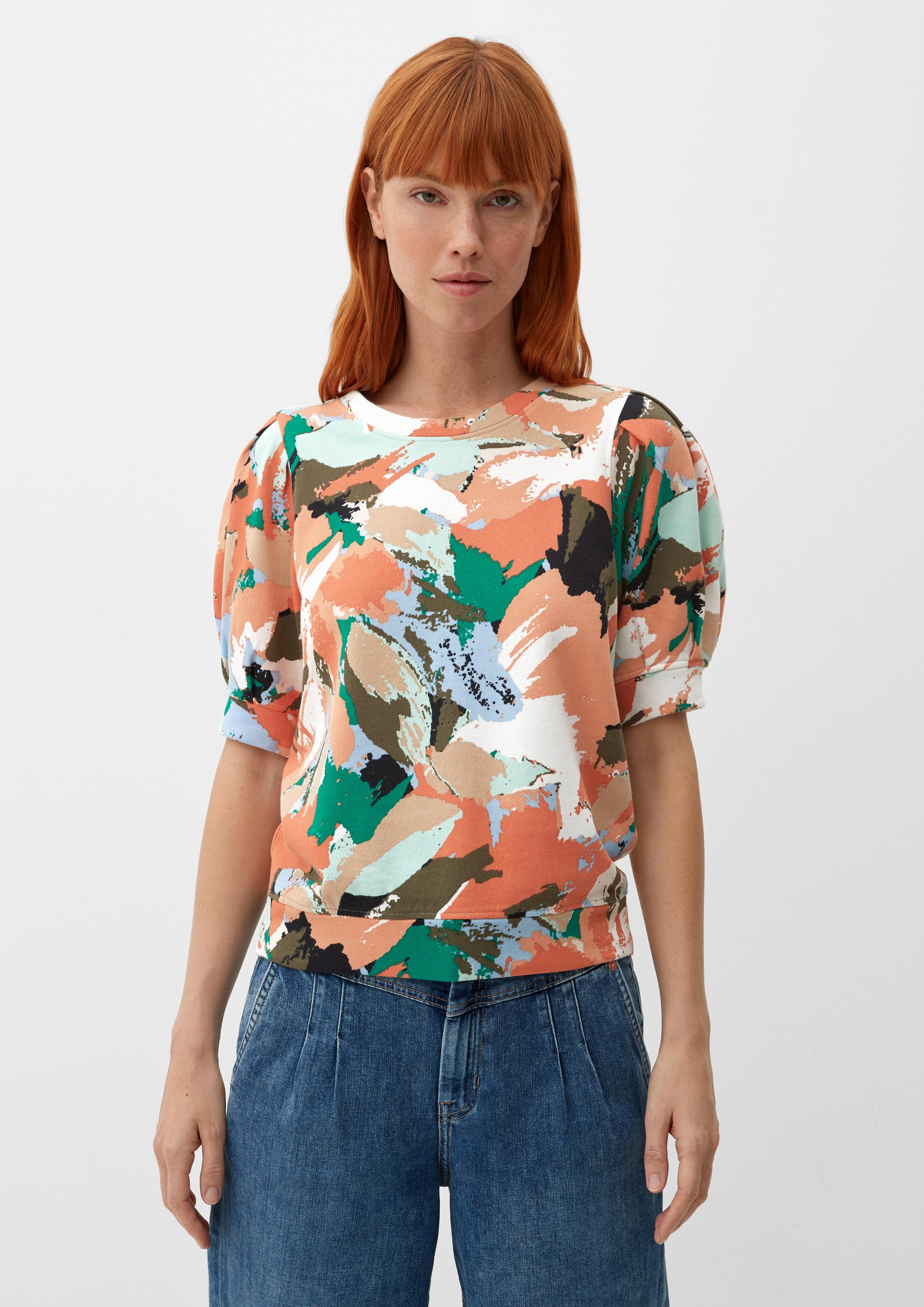 Sweatshirt mit kurzen Puffärmeln  2129505-77B2