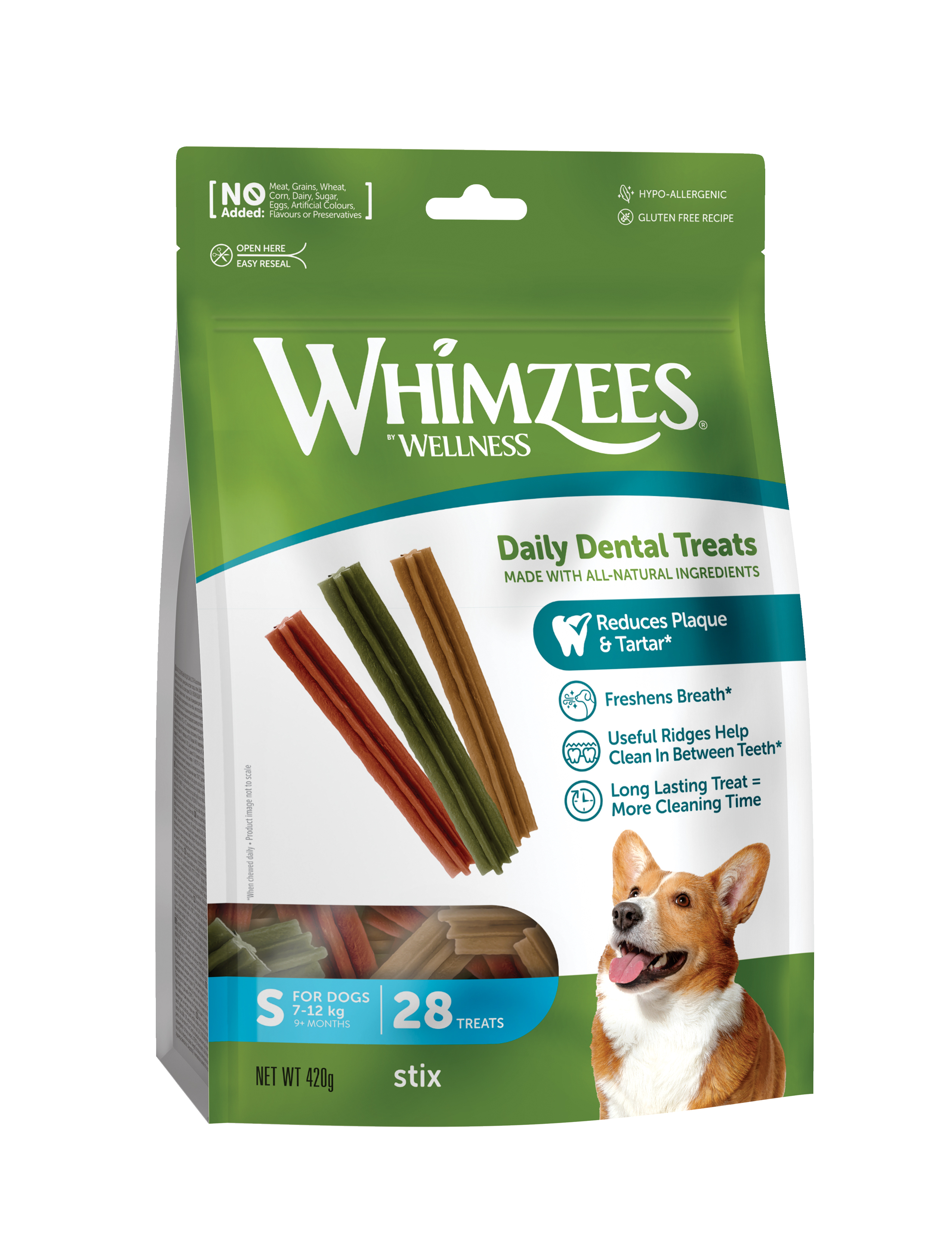 WHIMZEES Snacks WHIMZEES Zahnpflegesnacks Stix 24+4 Stück