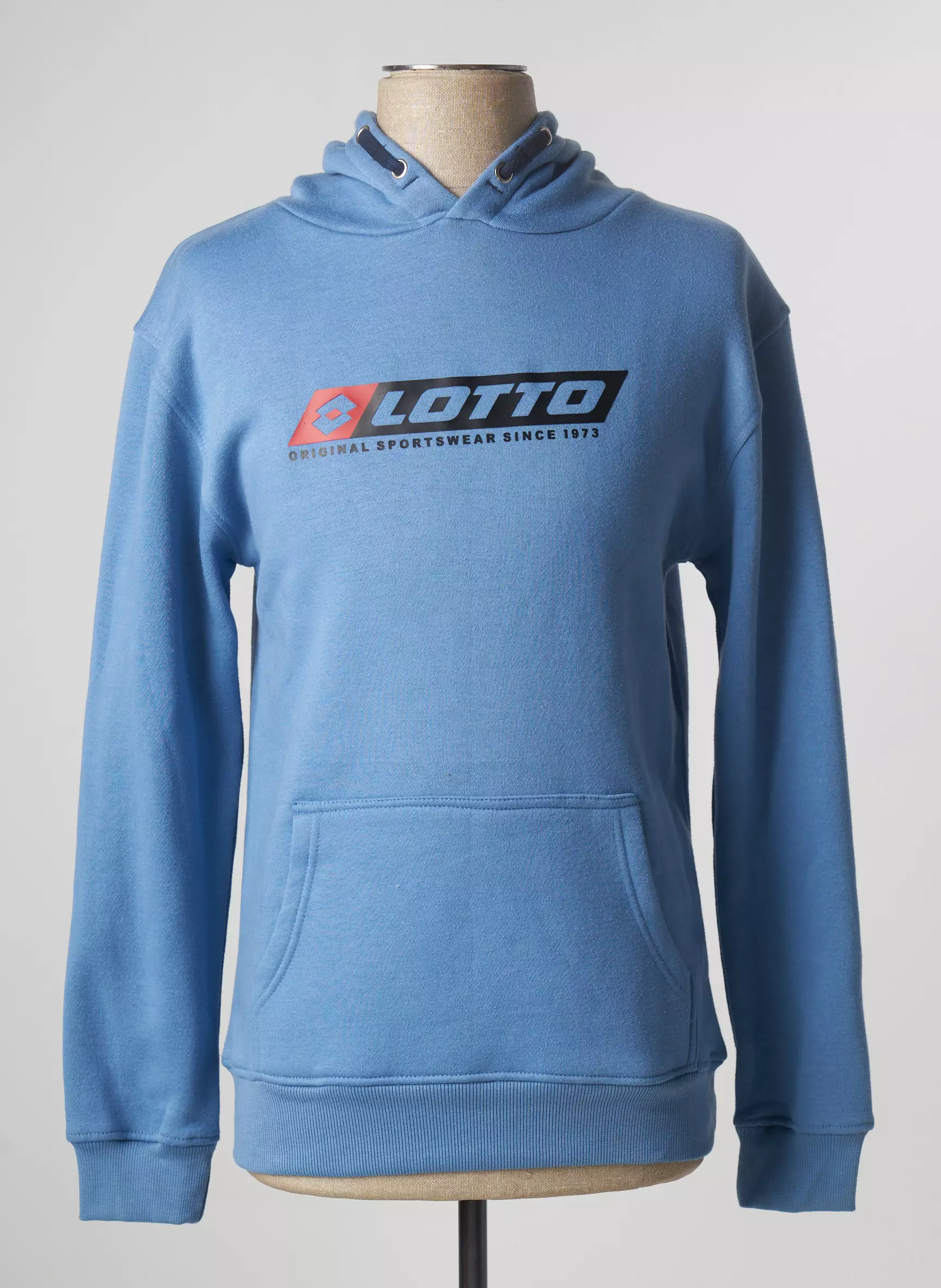 Lotto Sweat Capuche Garcon couleur bleu