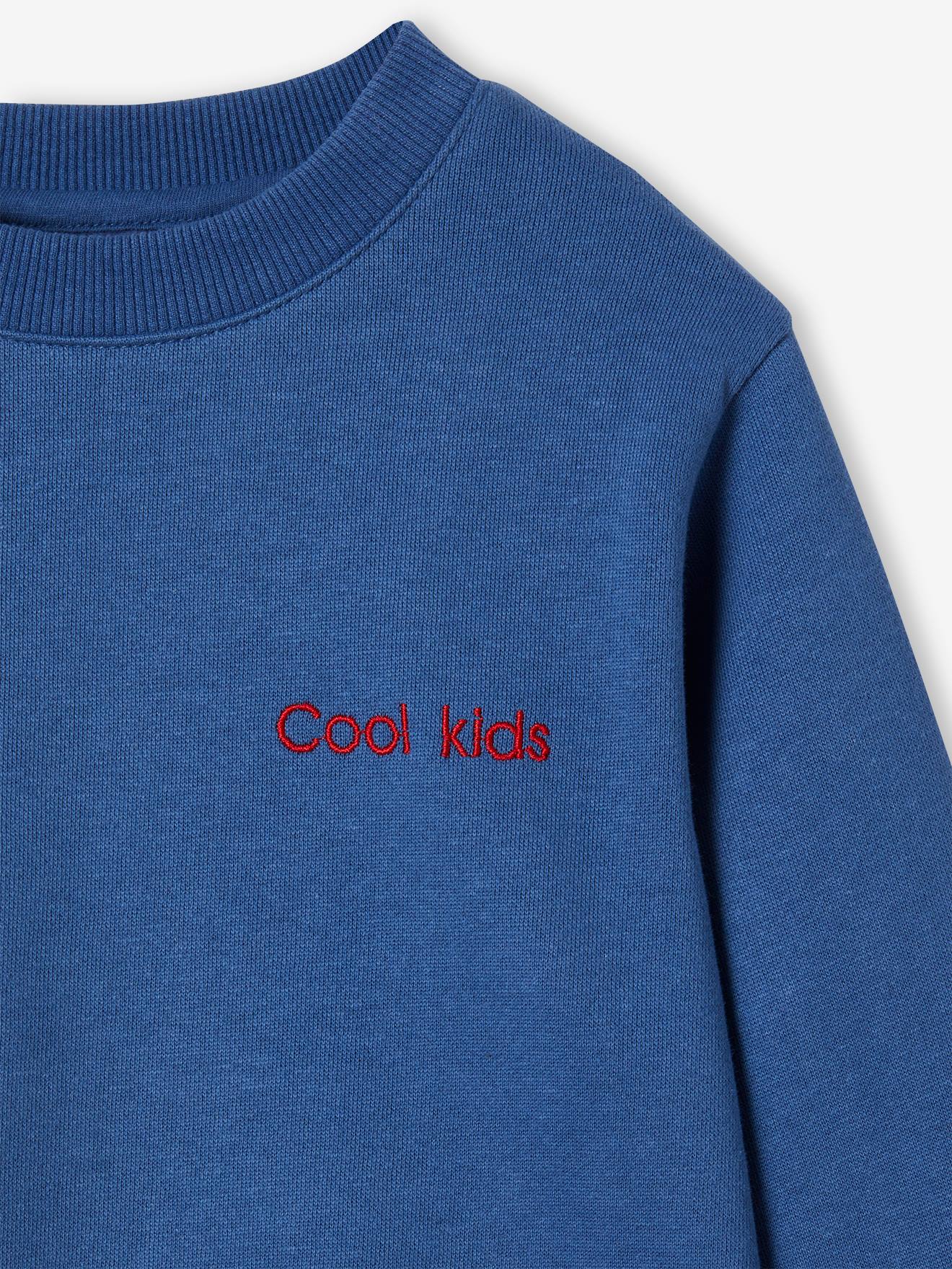 Vertbaudet Jungen Sweatshirt, personalisierbar Oeko-Tex - hellbraun