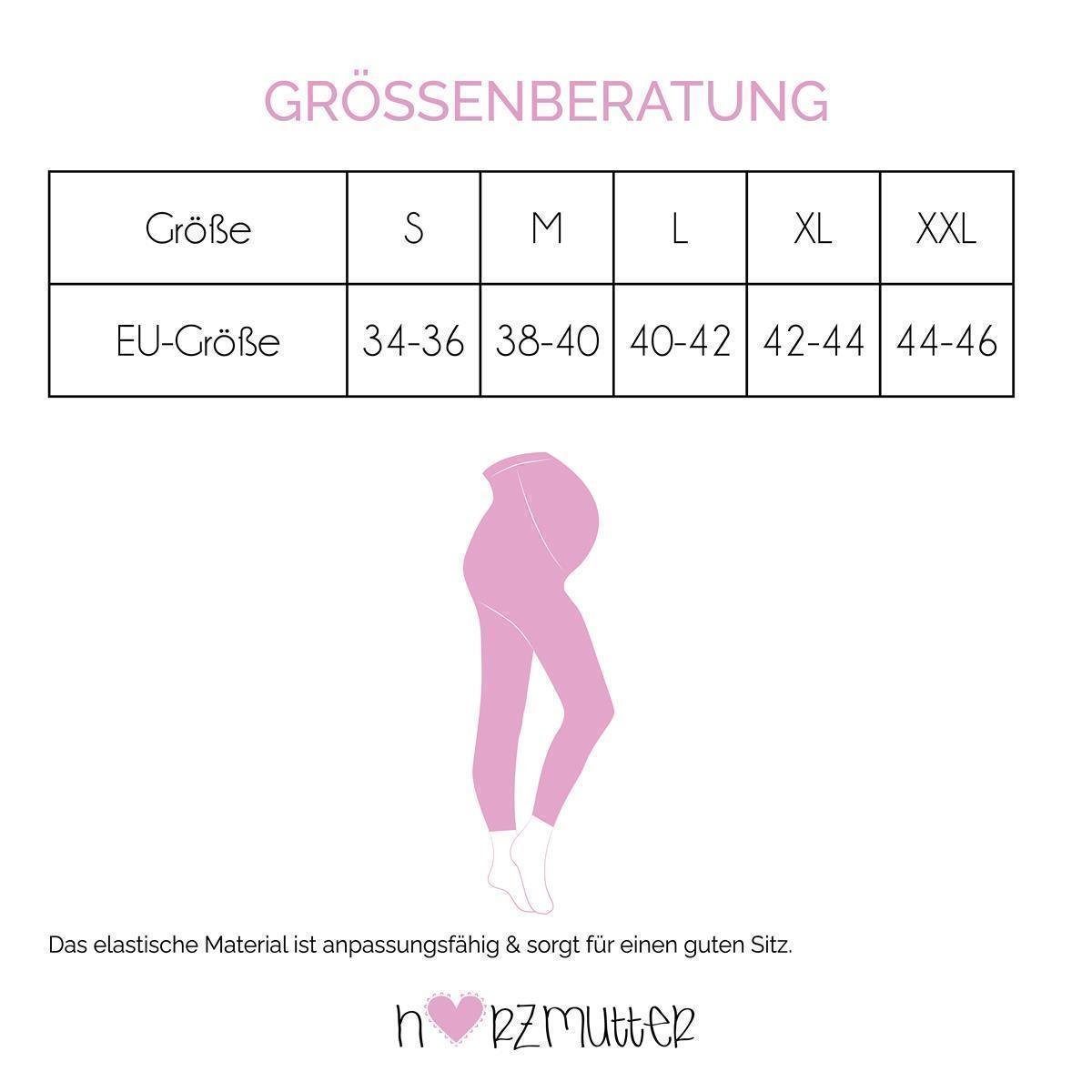 Herzmutter Umstandsleggings Umstands-Sport-Leggings - Yogahose für Schwangere (1-tlg)