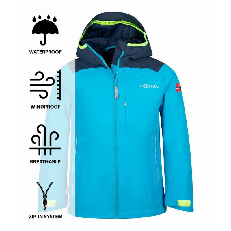 Trollkids Bergen Regenjacke Kinder