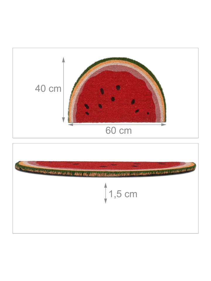 relaxdays Fußmatte in Bunt - (B)60 x (T)40 cm günstig kaufen onesize