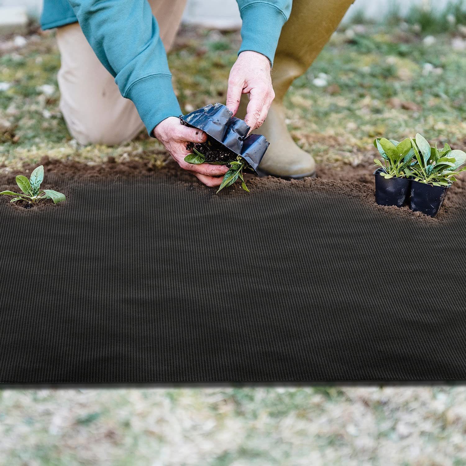 Sekey Unkrautvlies 10m² 20m² 50m² Unkrautvlies 100g Schutzvlies Gartenvlies