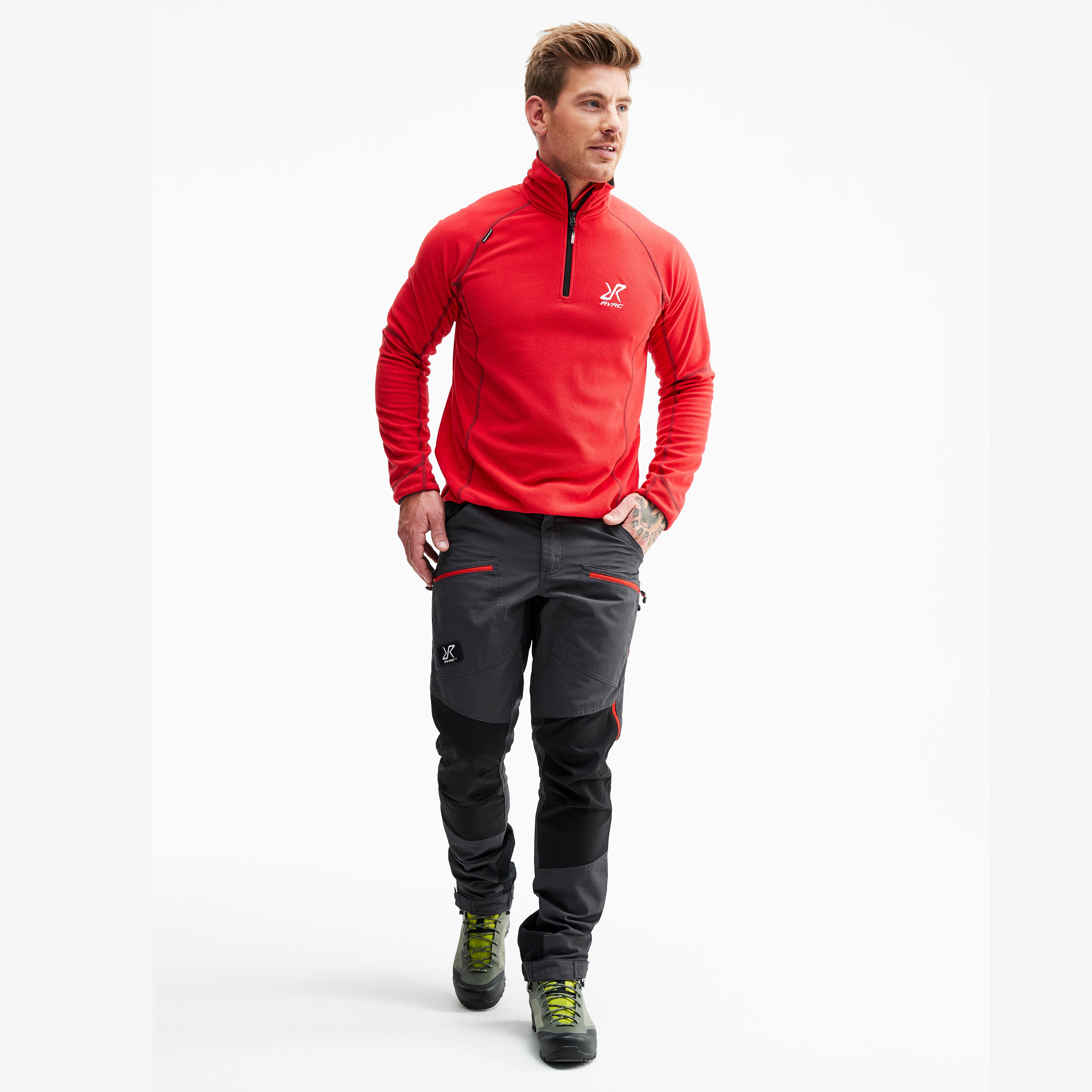 Nordwand Pro Pants Homme Gunmetal/Red