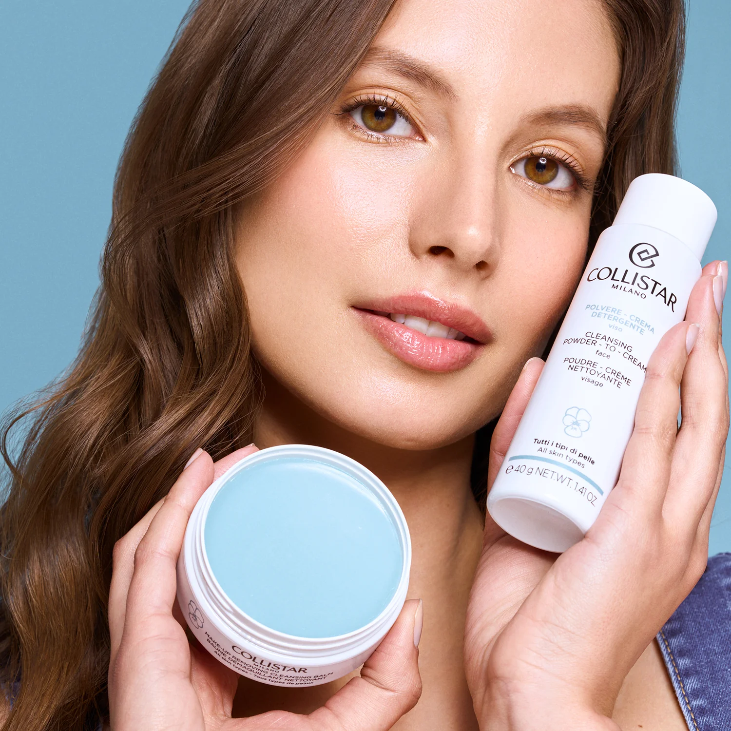 Limpiador facial en polvo-crema - Crema limpiadora facial