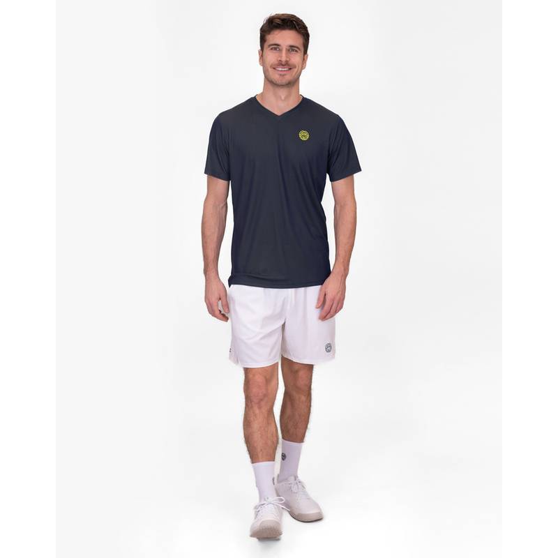 BIDI BADU Crew Inside Out V-Neck Tee Tennisshirt Herren
