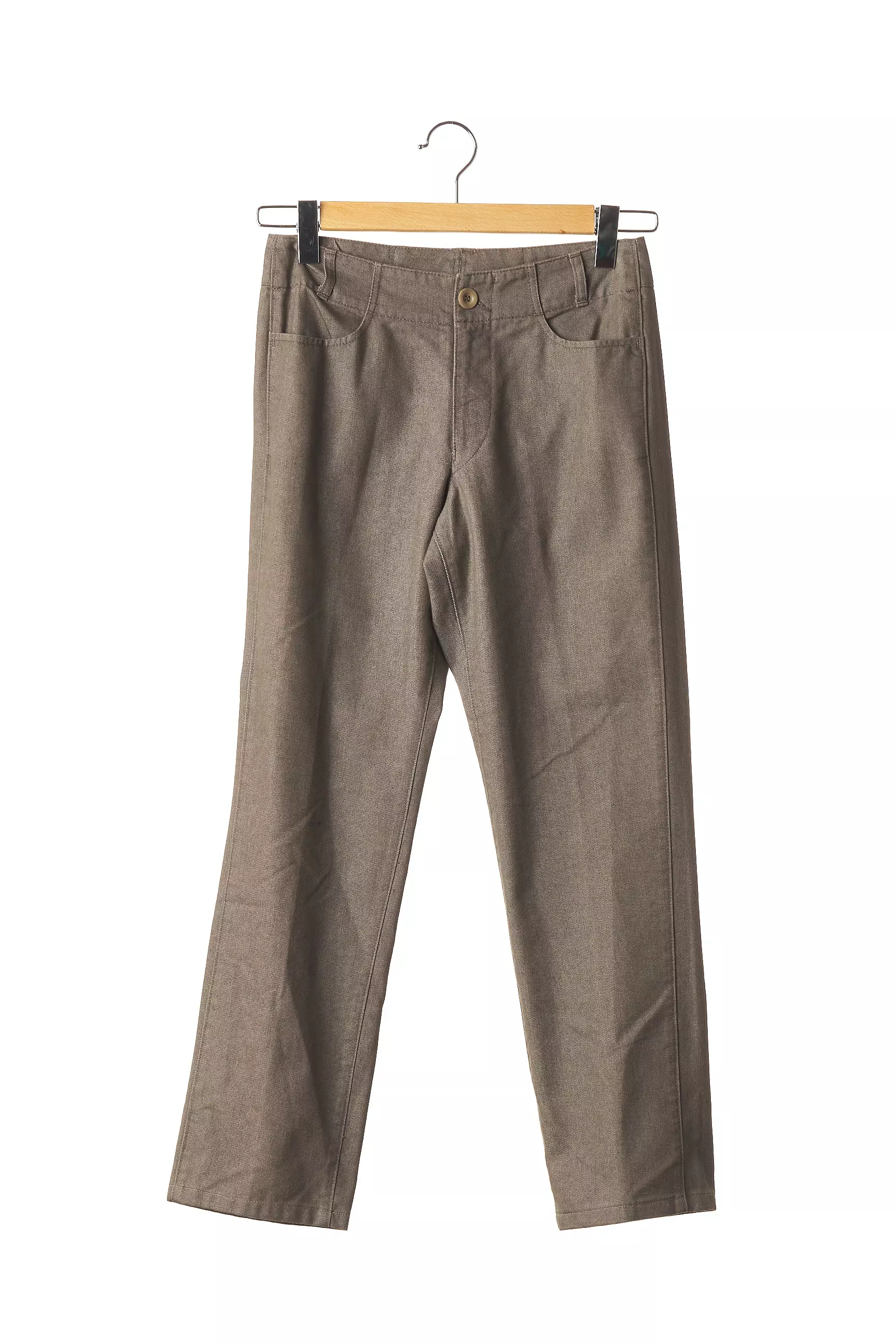 Sugar Pantalons Droits Femme couleur marron