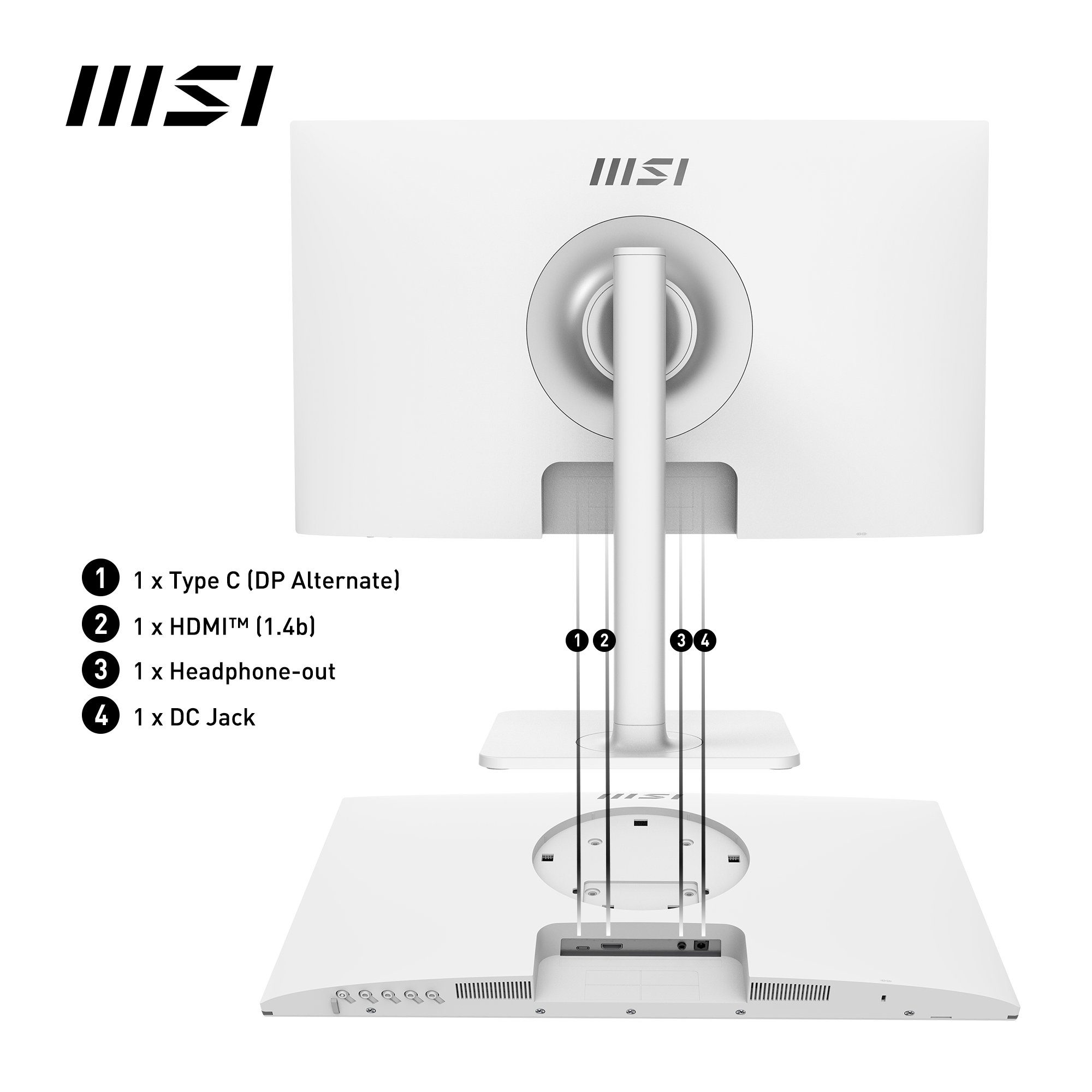 MSI Modern MD2412PW LED-Monitor (60 cm/24 
