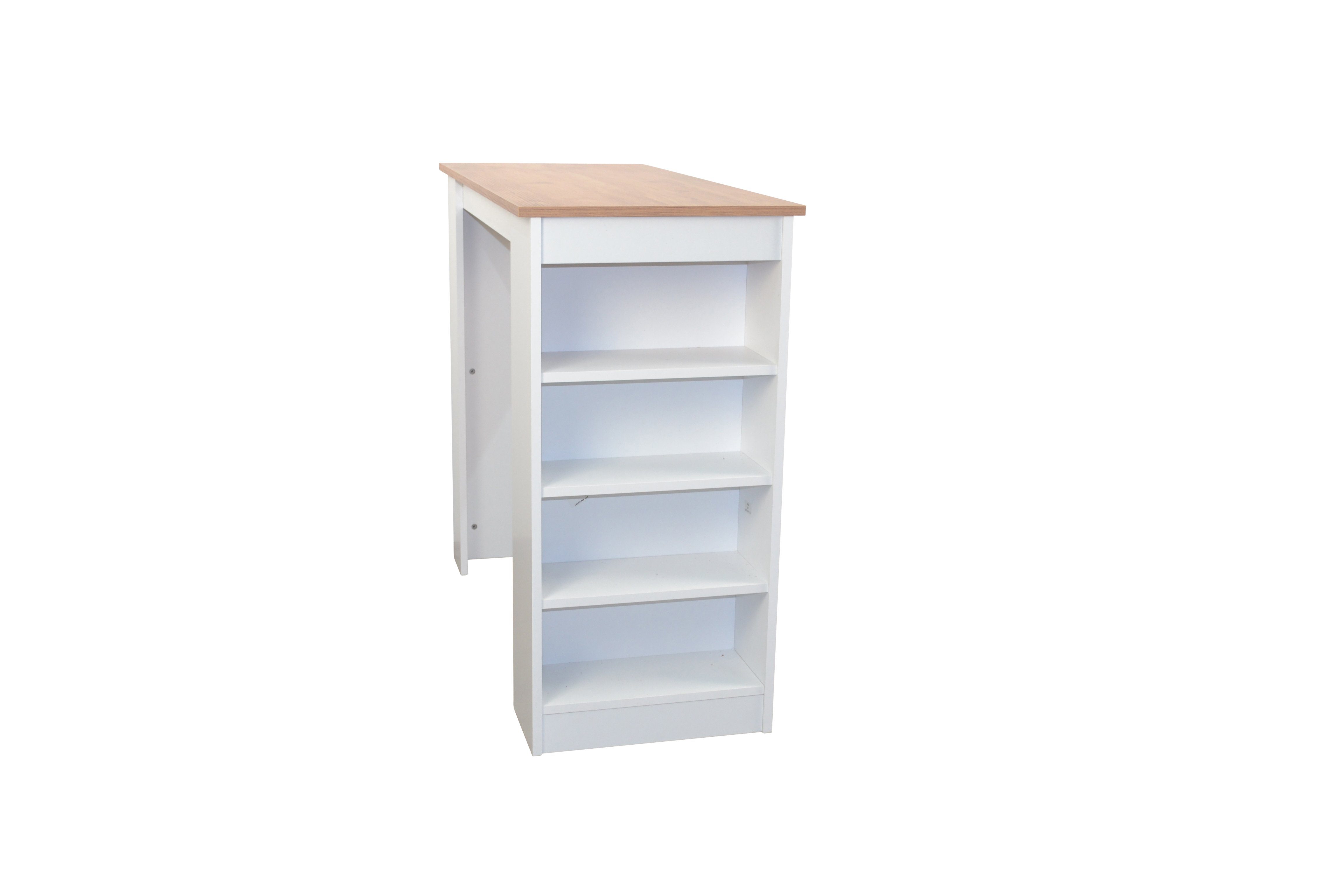 moebel-direkt-online Bartisch Heike (120x51,5 cm, Mit integrierten Regal)