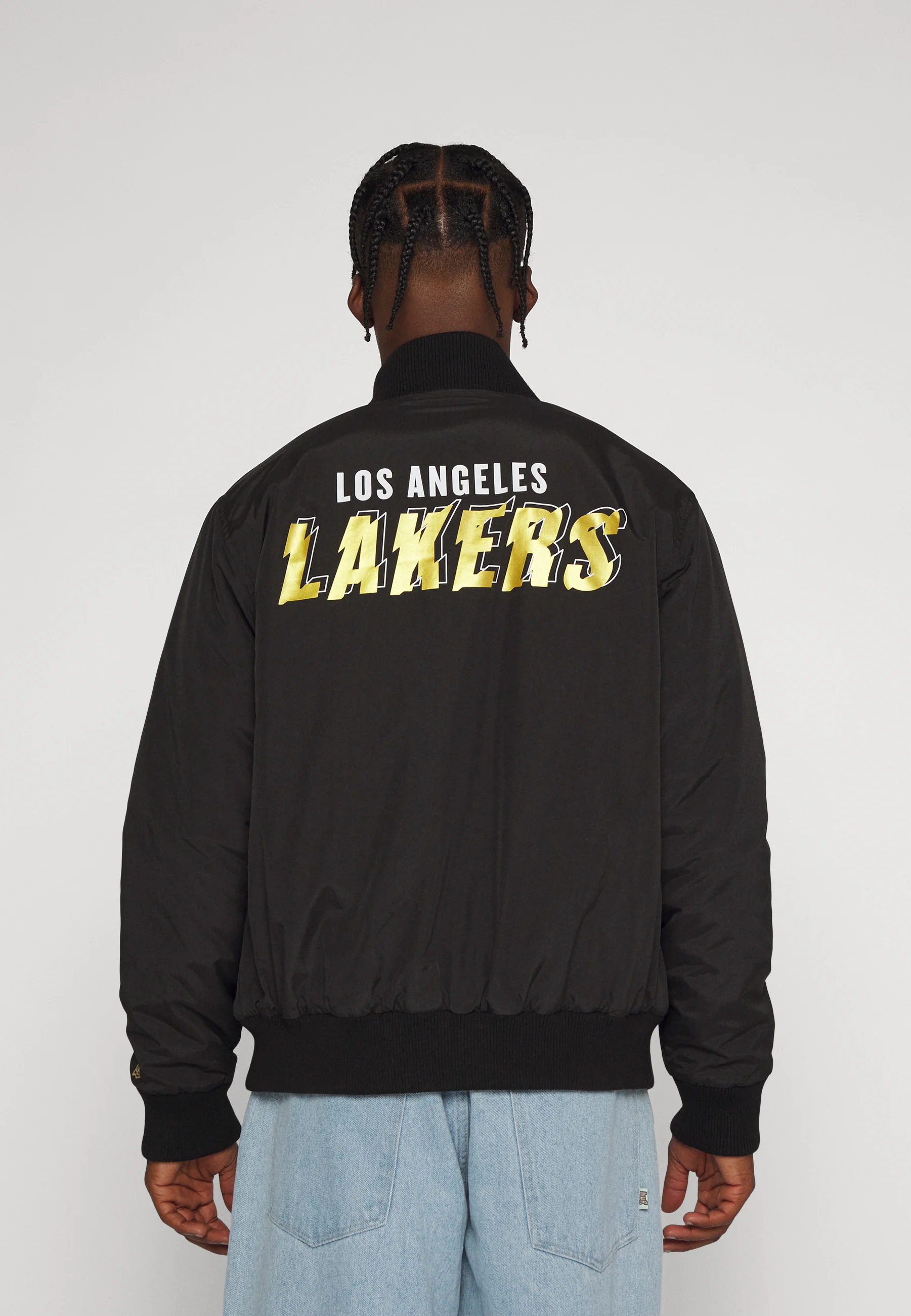 Chaqueta bomber con el logo de los Angeles Lakers de la NBA de New Era - Equipo