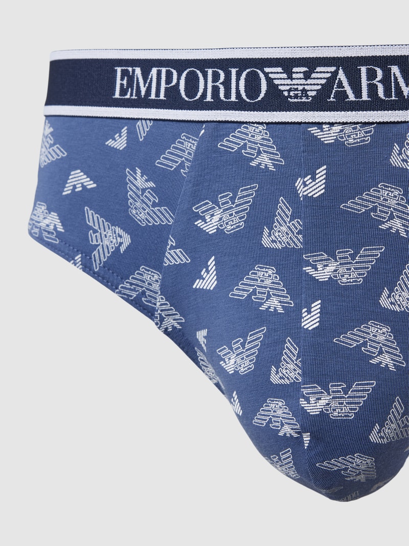 Slip mit Label-Detail im 3er-Pack in jeans