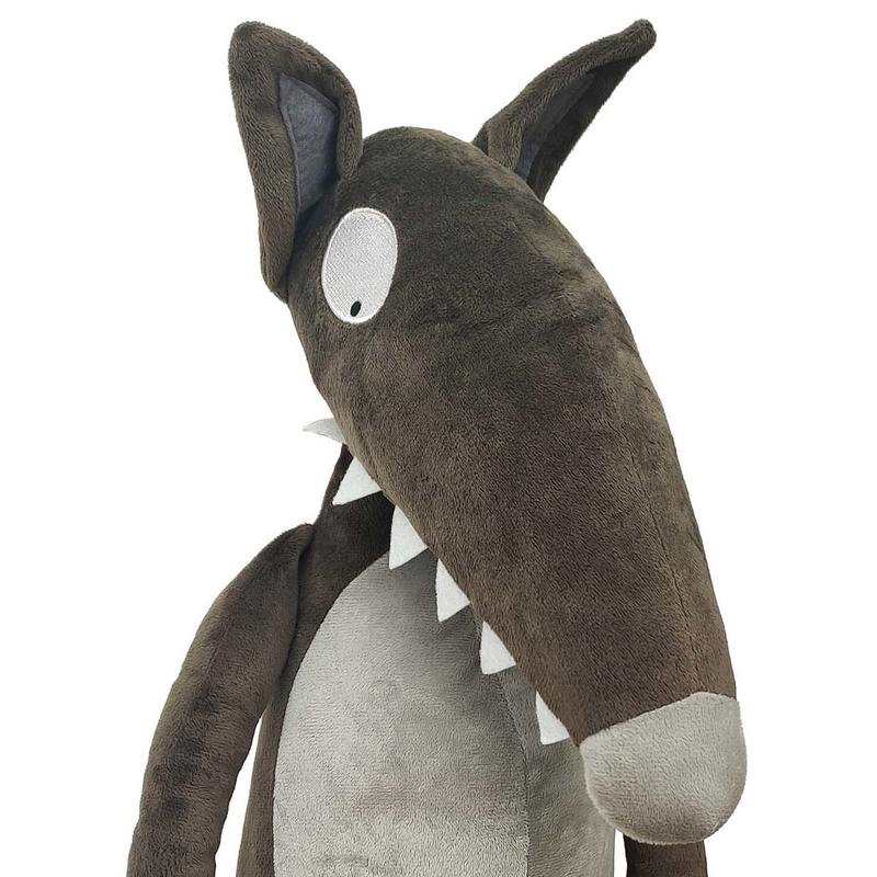 Peluche Loup taille moyenne, nue - Auzou