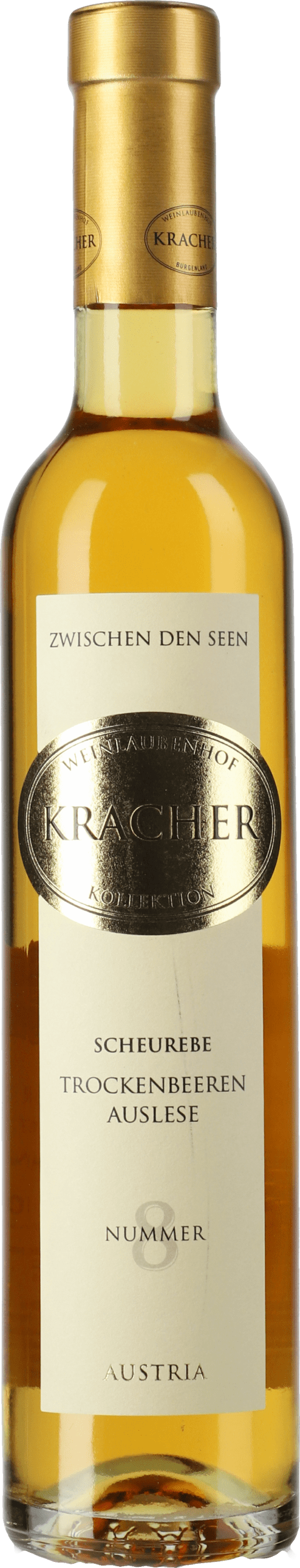 Kracher - Weinlaubenhof: Scheurebe Trockenbeerenauslese No. 8 Zwischen den Seen 2017