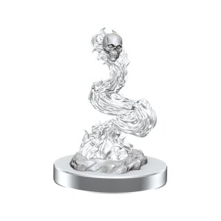 D&D Nolzur's Marvelous Miniatures: Dark Spellcaster & Flameskulls (unpainted) (3)