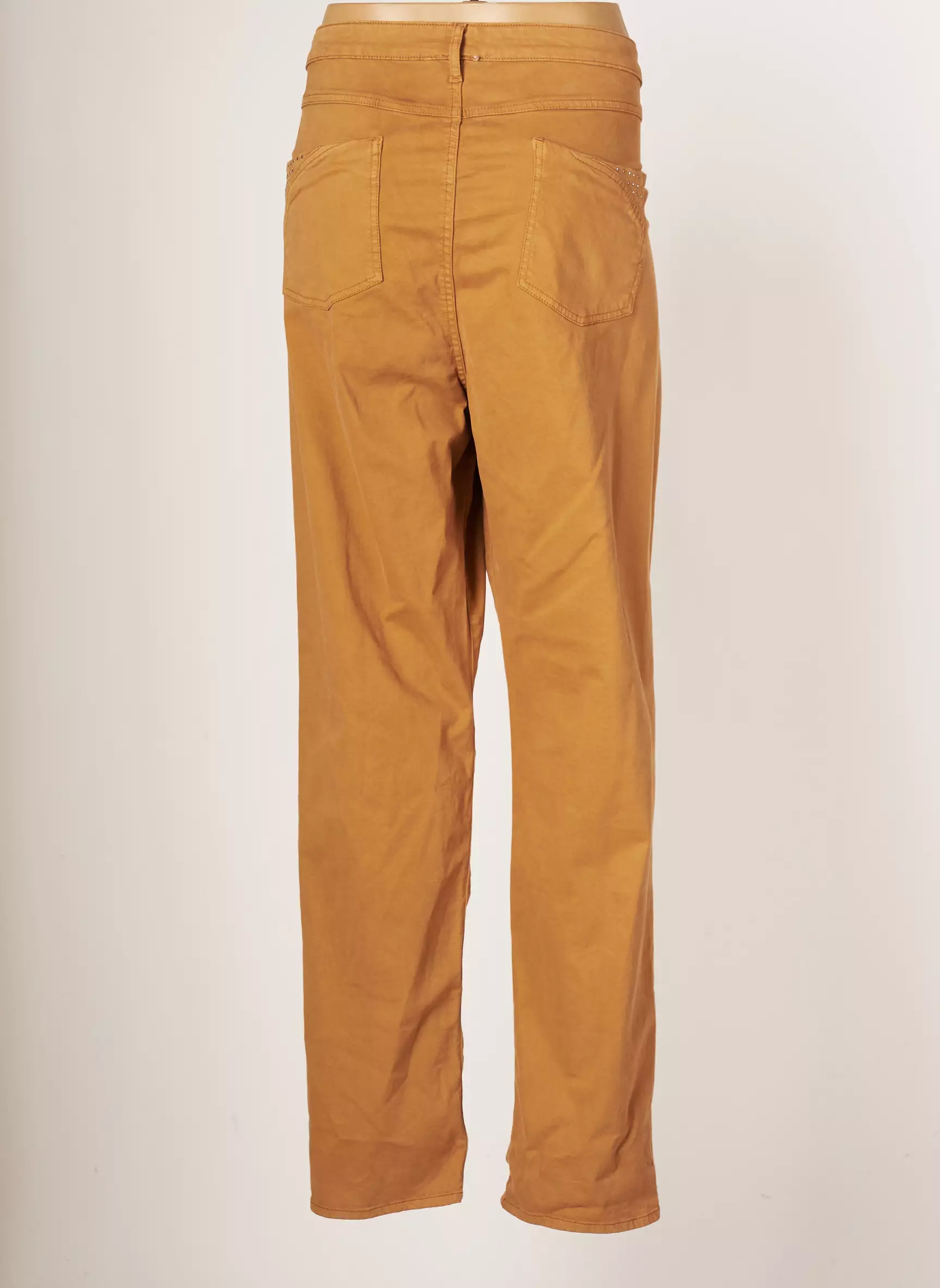 Jumfil Pantalons Slim Femme couleur marron