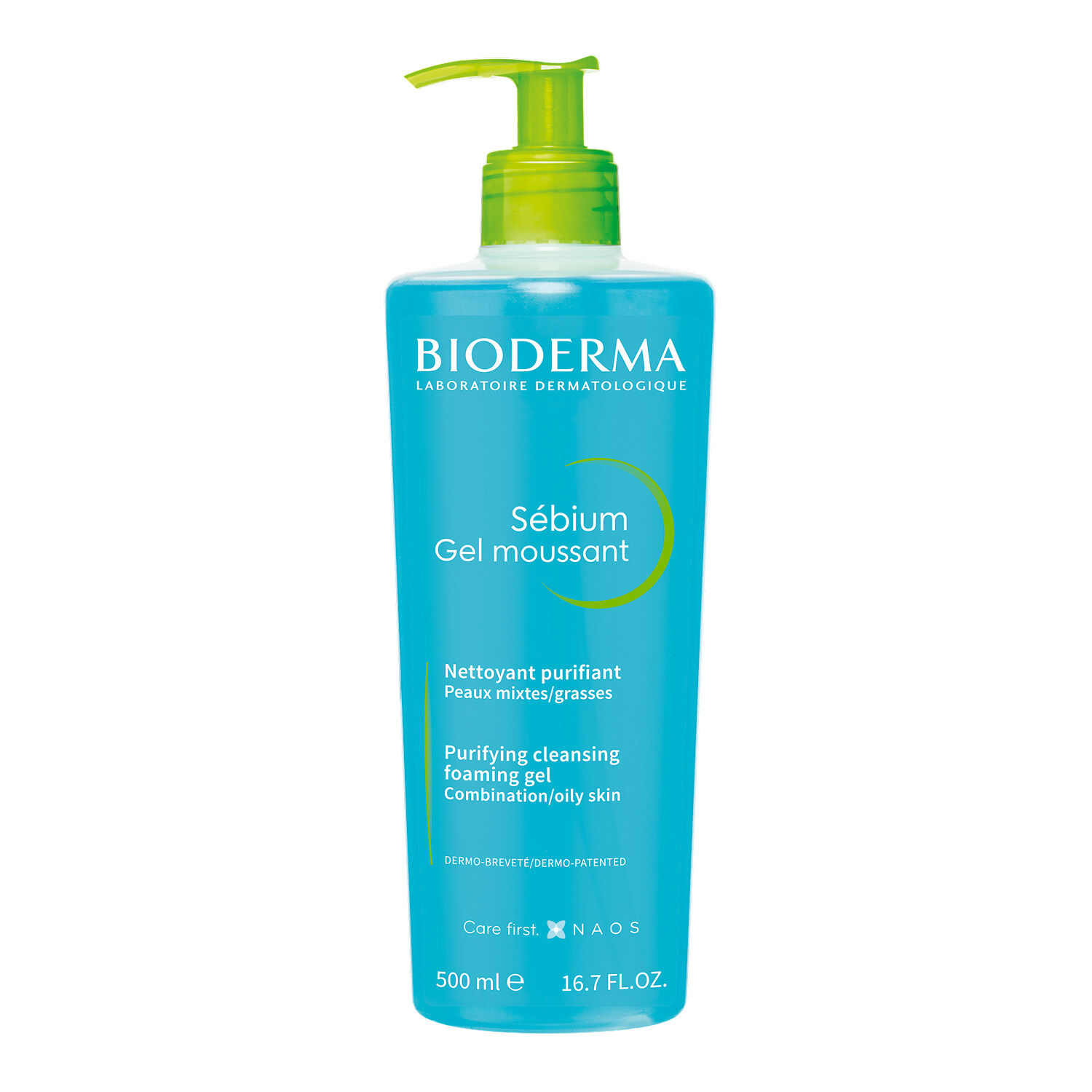 Bioderma Sébium Gel Moussant Nettoyant Purifiant Doux Peaux Mixtes à Grasses