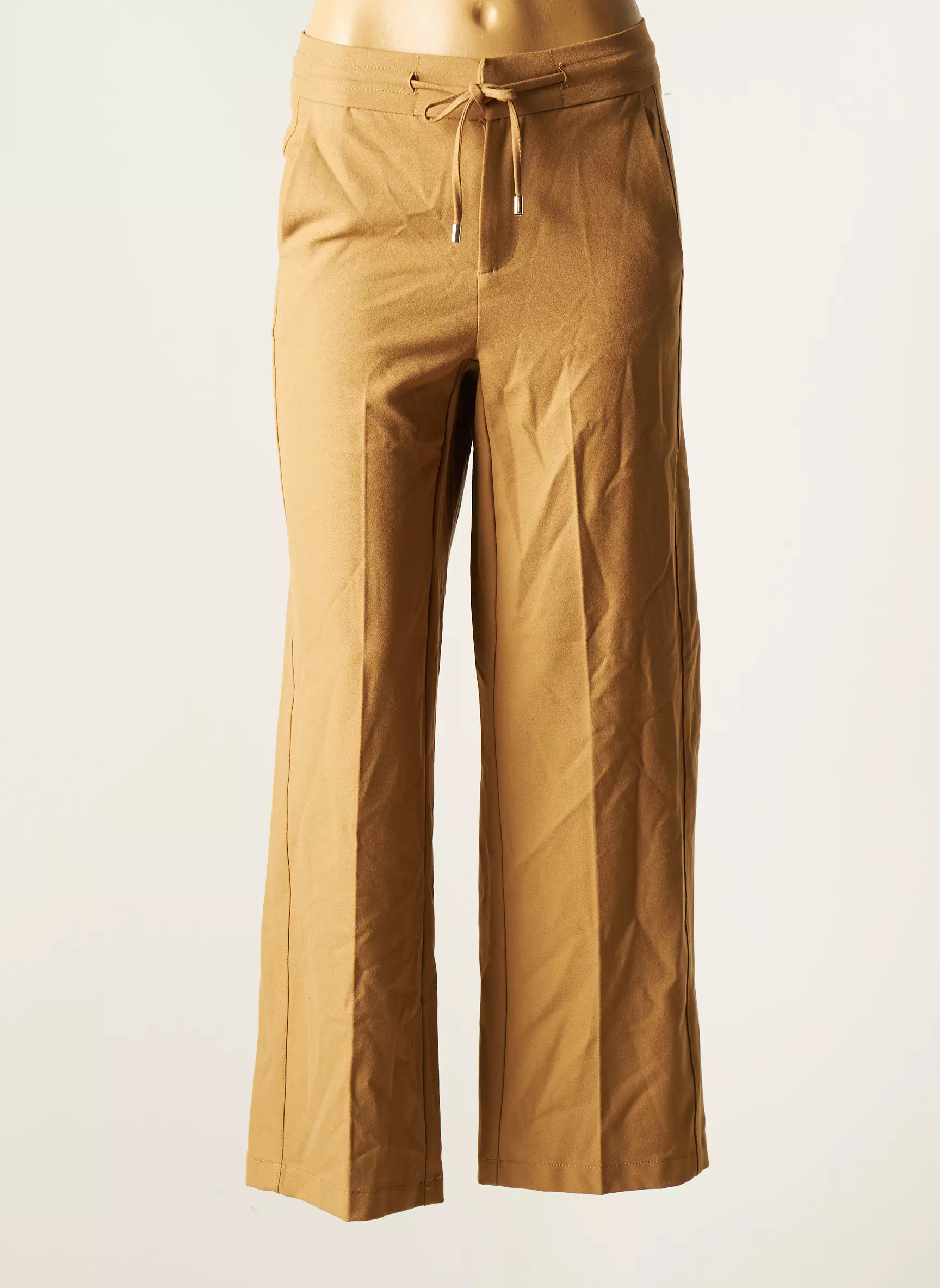 Street One Pantalons Larges Femme couleur beige