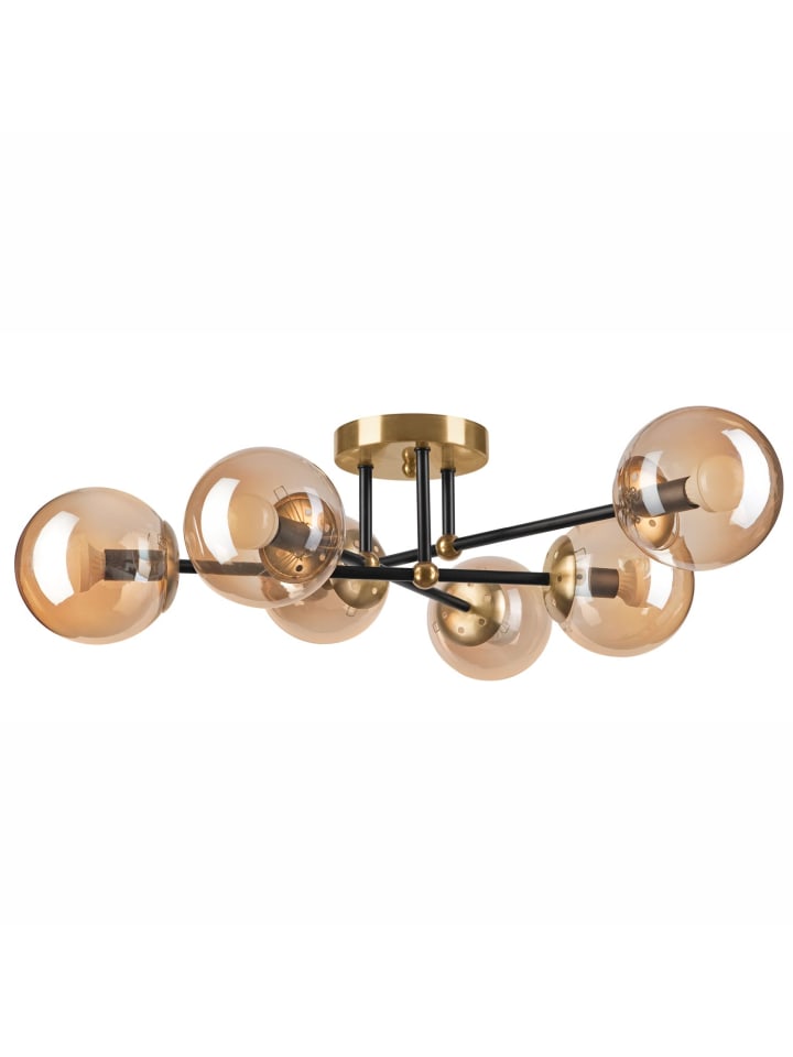 Licht-Erlebnisse Deckenlampe in Gold Schwarz günstig kaufen onesize