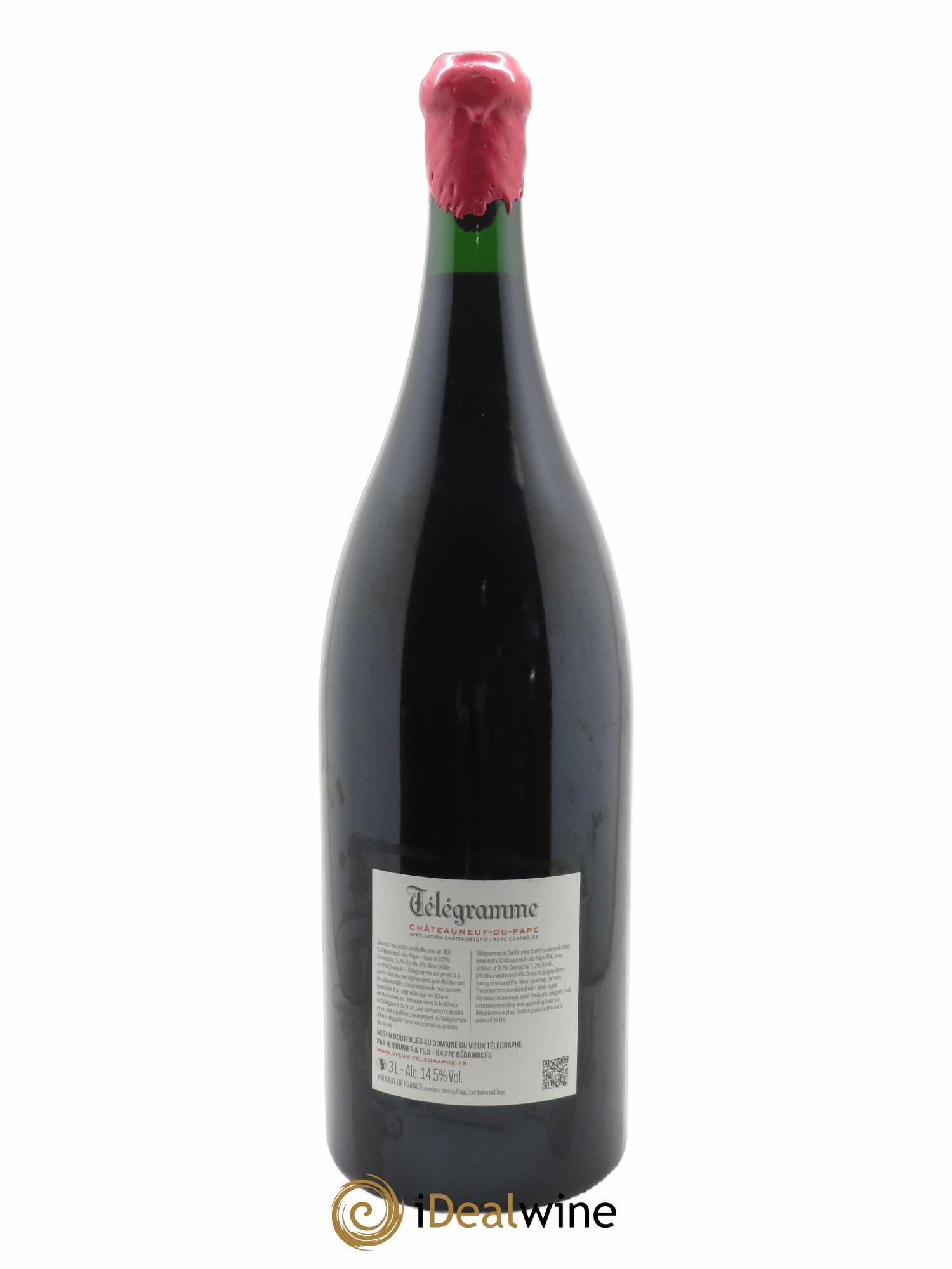 Châteauneuf-du-Pape Télégramme Vignobles Brunier  2020 - Lot de 1 Double-magnum
