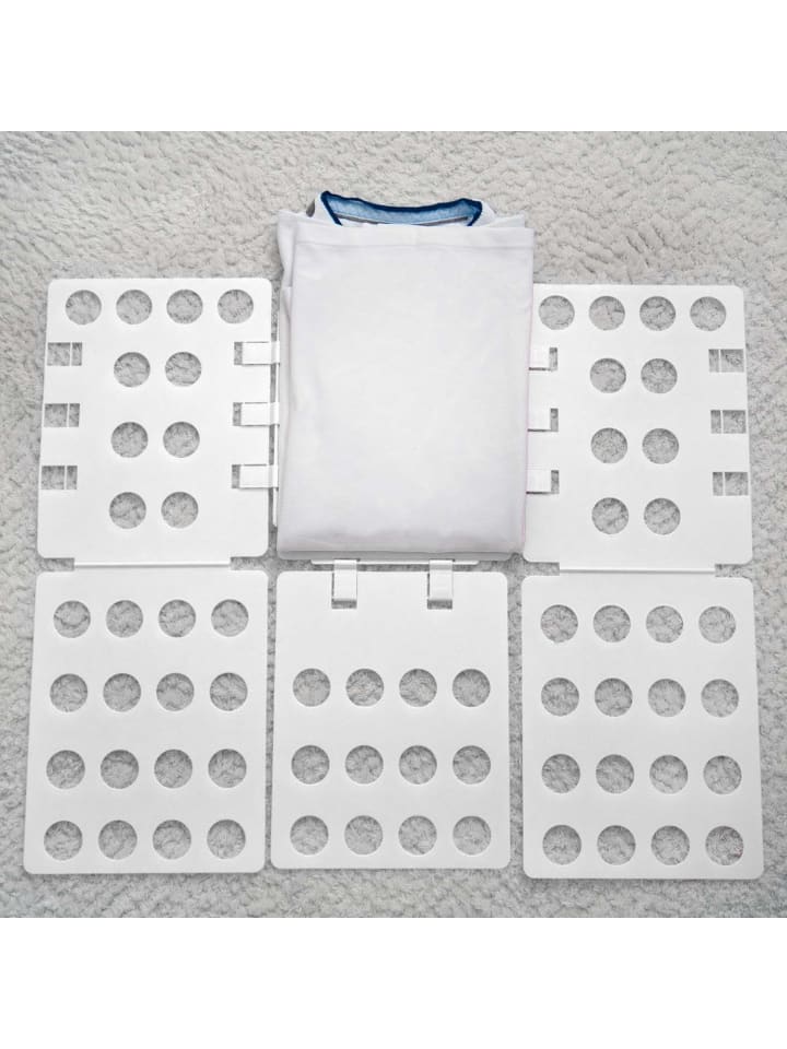Intirilife Faltbrett Kleiderfalthilfe in Weiß günstig kaufen onesize