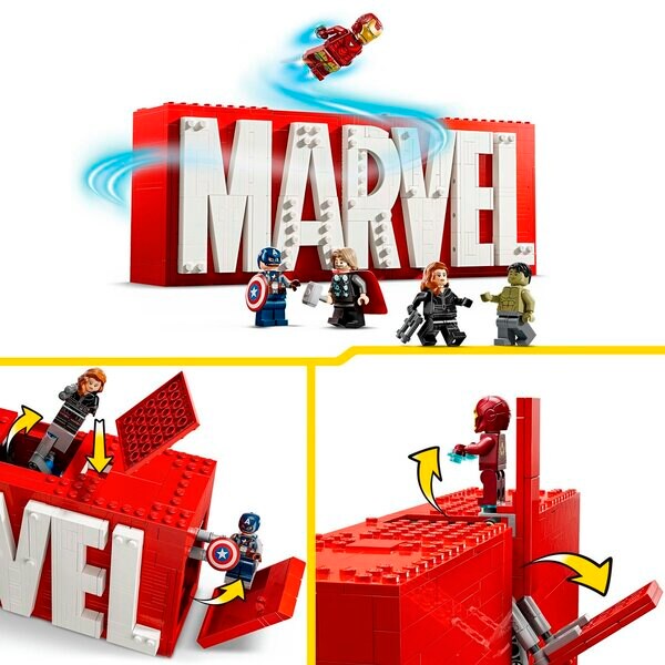 LEGO Marvel 76313 Logo Marvel e minifigure