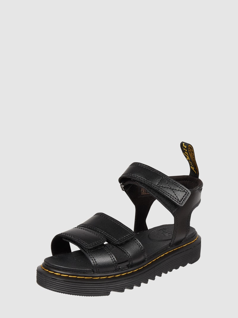 Sandalen aus Leder Modell 'Klaire' in schwarz