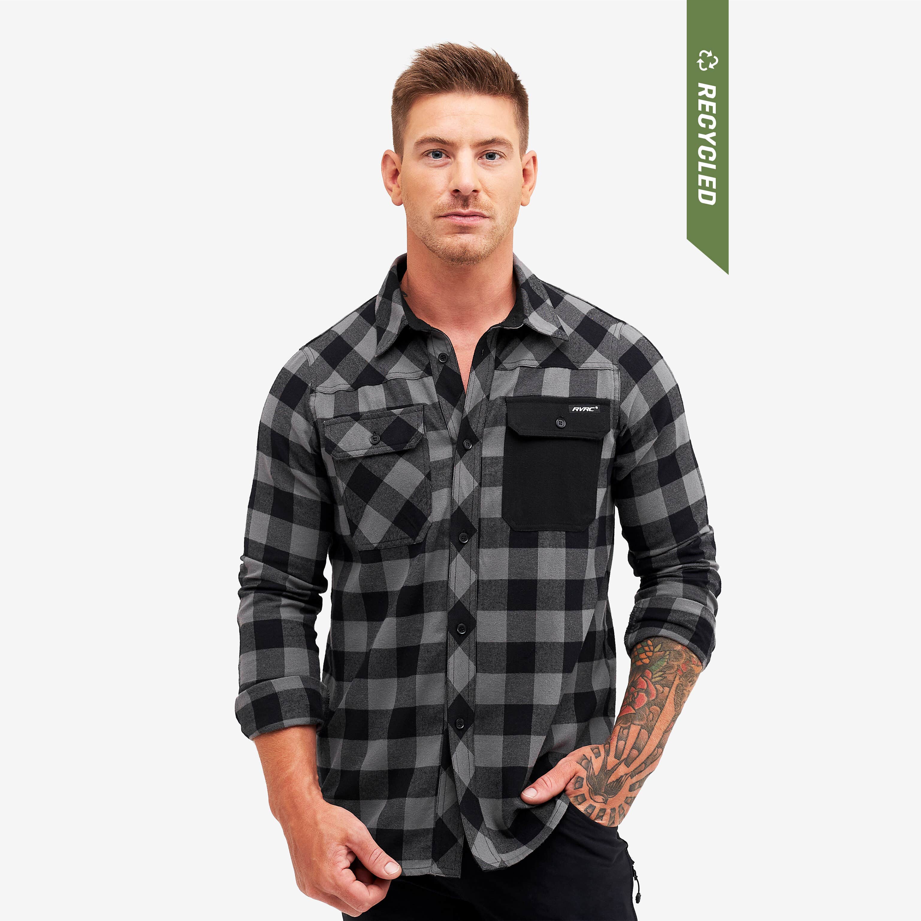 Campfire Shirt Homme Black/Anthracite