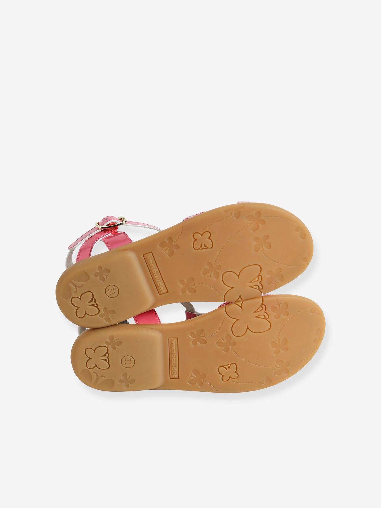Vertbaudet Mädchen Sandalen mit Quasten - gelb