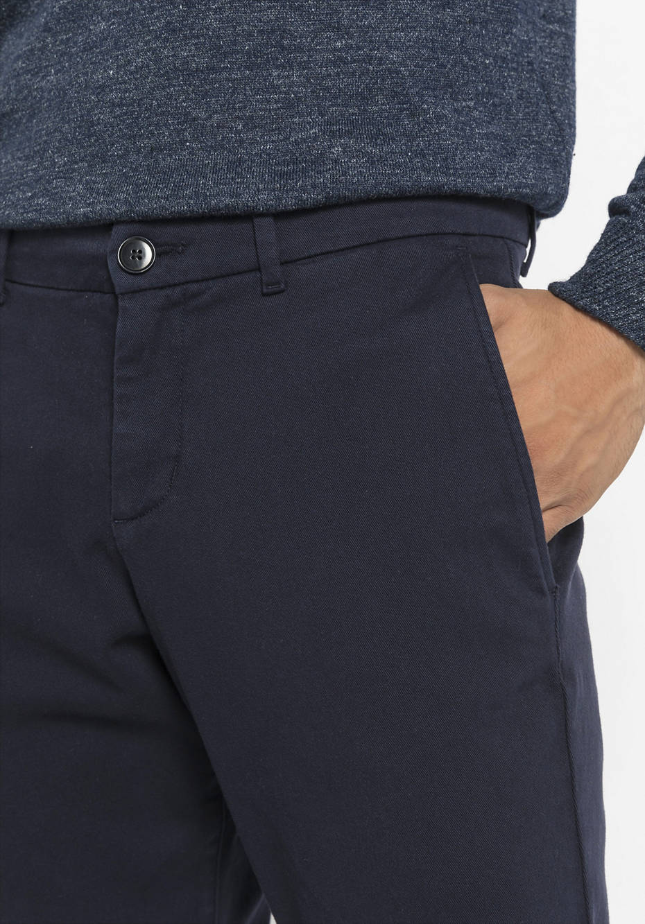 Chino Straight Fit aus Bio-Baumwolle