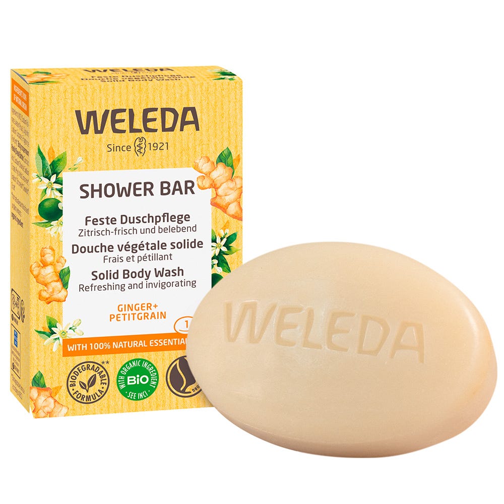 Weleda Shower Bar feste Dusche Ginger + Petitgrain 75 g