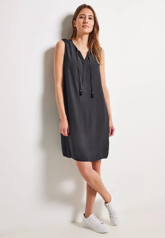 CECIL Crepekleid in Unifarbe