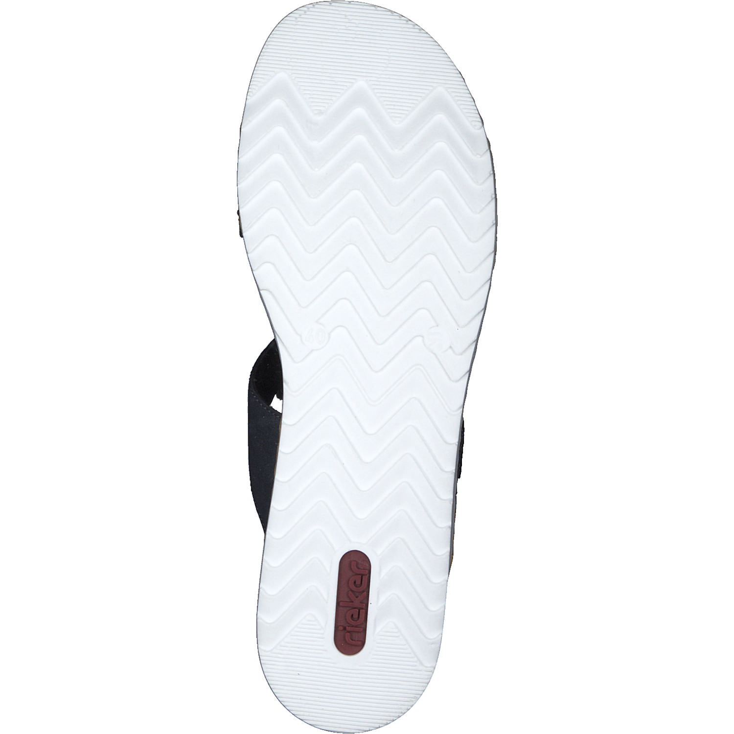 Rieker V0620, Plateau-Pantoletten, Damen, nightblue