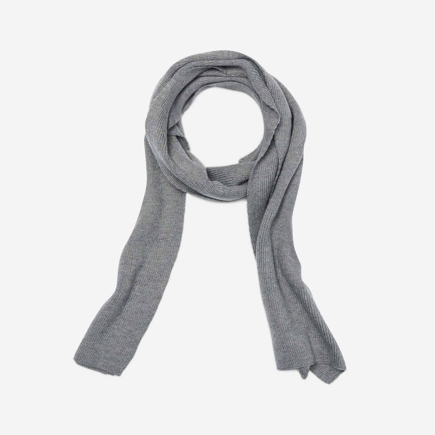 Echarpe JACK & JONES grise en tricot